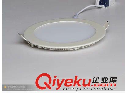 超薄筒燈led面板燈 圓形平板燈 節(jié)能防霧LED天花燈超高亮