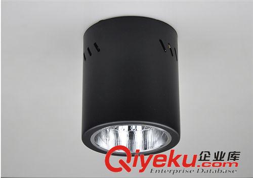 明裝筒燈 3寸3.5寸4寸5寸6寸8寸黑色圓形明裝筒燈吸頂筒燈 筒子燈原始圖片2