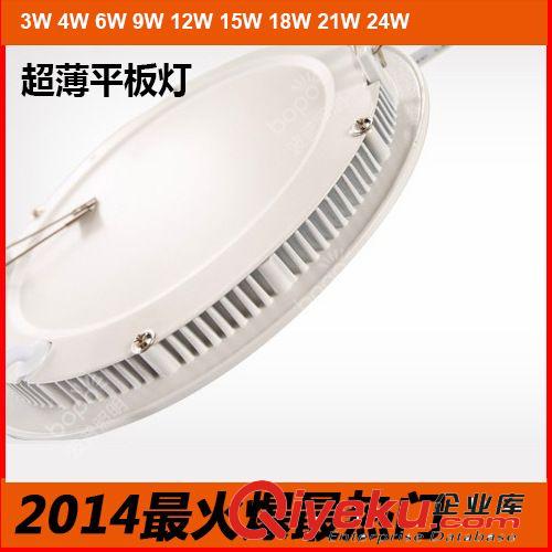 波普高亮LED圓形面板燈3W4W6W9W12W24W廠家批發(fā)超薄筒燈辦公天花原始圖片3