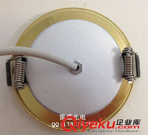 金色LED 2.5寸 3W筒燈 熱銷外貿出口 鋁殼天花筒燈 質保2年原始圖片3
