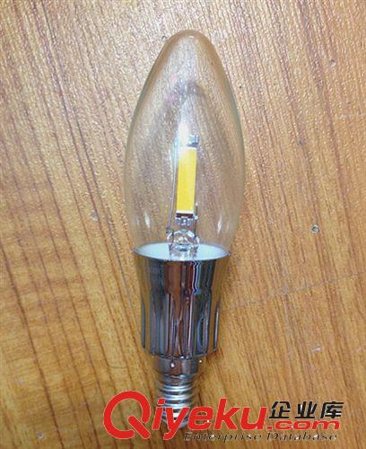 供應(yīng)LED燈絲燈1.6w LED蠟燭燈 尖泡 E14/E27 360°發(fā)光