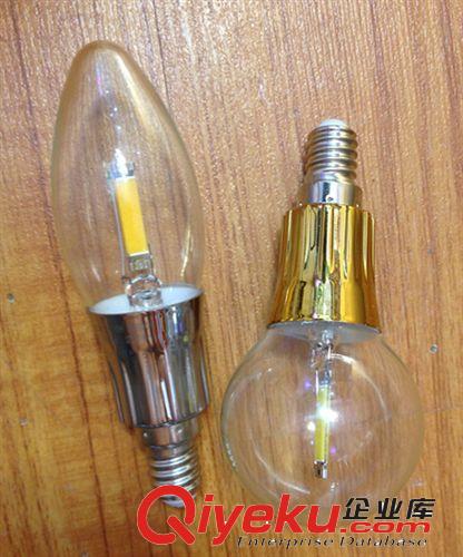供應(yīng)LED燈絲燈1.6w LED蠟燭燈 尖泡 E14/E27 360°發(fā)光