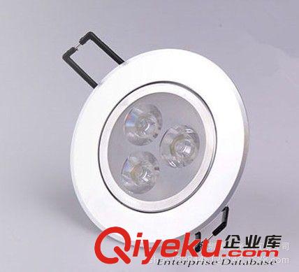 批發LED天花燈 砂銀射燈 超亮7W 晶元芯片背景燈 室內客房孔燈