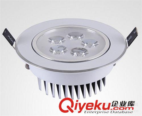 批發LED天花燈 砂銀射燈 超亮7W 晶元芯片背景燈 室內客房孔燈