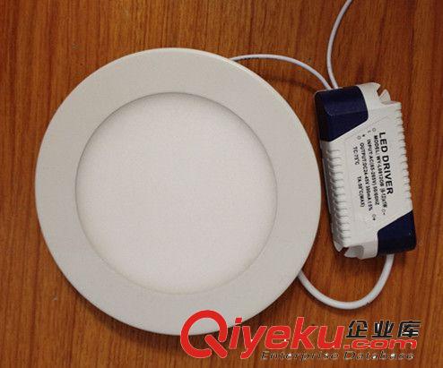 高品質LED超薄圓形面板燈9w/145*130mm/ 天花嵌入式平板燈套件原始圖片2