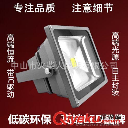 10w20w30w50w LED投光燈戶外投射泛光廣告燈紅光綠光藍光黃光