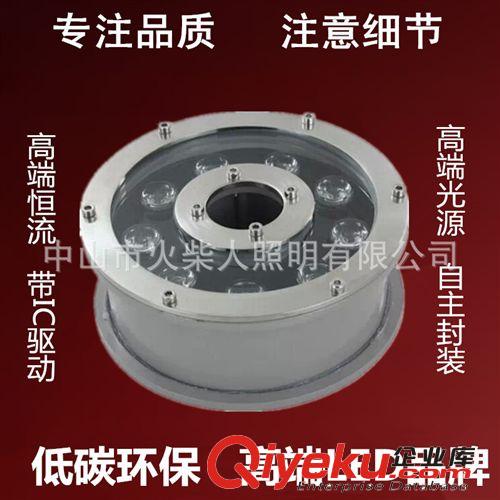 LED噴泉燈水底燈水池燈水下景觀燈防水RGB七彩變色 12V 24V