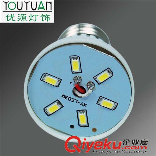 工廠伙拼 e27 led塑料球泡燈3w 貼片球泡燈 古鎮廠家優質貨源原始圖片3