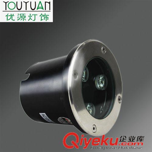 3W地埋燈 圓形LED埋地燈 LED地下燈 LED嵌入燈 RGB七彩 防水IP68原始圖片2