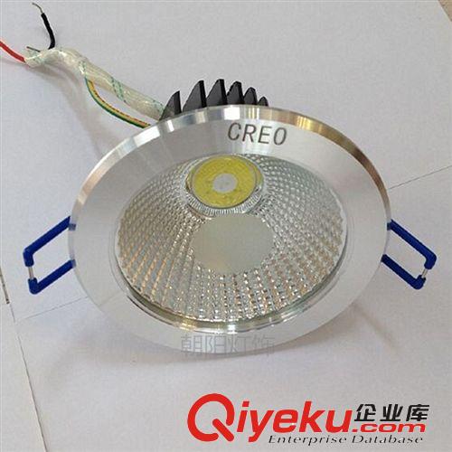 無需驅動器LED射燈3W全套客廳吊頂背景墻天花燈COB筒燈原始圖片3