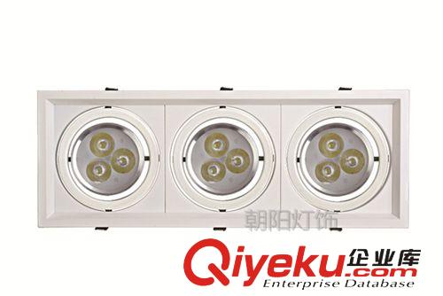 嵌入式豆膽燈LED格柵射燈LED筒燈天花斗膽燈長(zhǎng)方形室內(nèi)燈豆膽燈原始圖片3