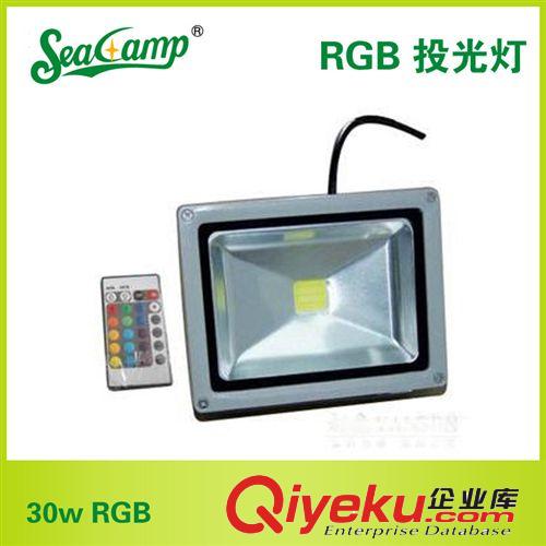 供應(yīng)大海照明大功率投光燈 泛光燈戶外 廣告燈RGB 30W