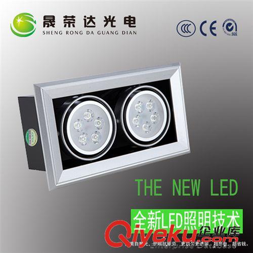 led雙頭斗膽燈 LED雙頭格柵燈 仿流明雙頭斗膽燈 雙頭格柵射燈