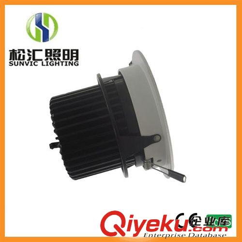 防炫光天花燈 12W 天花燈 黑白簡約天花燈 白烤漆面 車鋁原始圖片3
