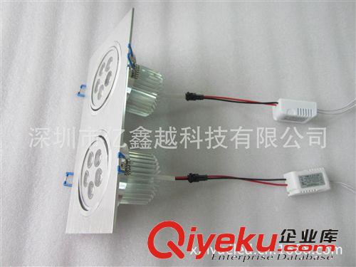 【億鑫越】 優(yōu)質(zhì)雙頭5W天花燈 方形10W 天花射燈原始圖片2