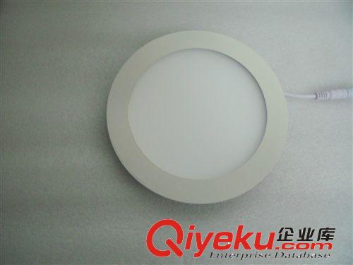 廠家直銷 LED超薄圓形面板燈 大12W  平板燈12W  外徑160mm