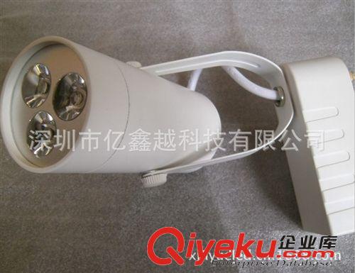 深圳廠家直銷 服裝店專用商照軌道燈3W  LED導(dǎo)軌燈3*1W 質(zhì)保兩年