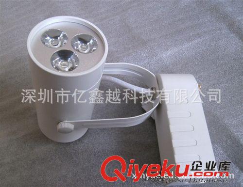 深圳廠家直銷 服裝店專用商照軌道燈3W  LED導(dǎo)軌燈3*1W 質(zhì)保兩年原始圖片3