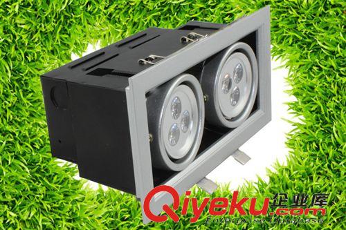 【帝亮】led豆胆灯 LED射灯 两头双头格栅灯3*1W大功率110V-240V