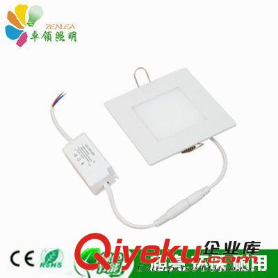 LED超薄方形3W4W6W9W12W15W18W嵌入式暗裝面板燈辦公室專用