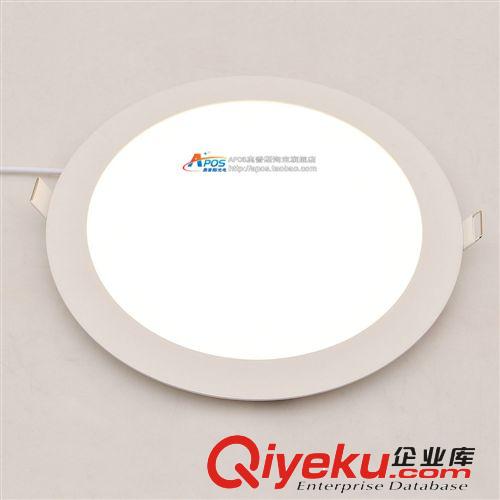 批發銷售 方形超薄筒燈12W面板燈 嵌入式超高亮側面發光平板燈