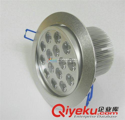 廠家直銷 LED天花燈18W家居射燈 大功率LED節(jié)能天花燈原始圖片2