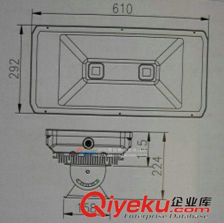 廠家批發(fā) 160W大功率LED投光燈 泛光照明室外LED投光燈 量多優(yōu)惠原始圖片2