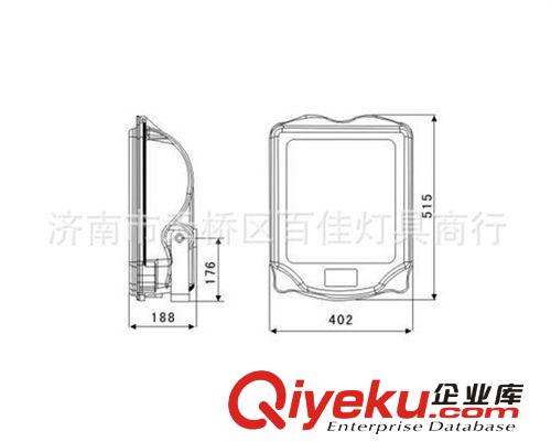 250w防眩通路燈，百美防眩泛光燈，250w防眩泛光燈，泛光燈批發(fā)原始圖片2