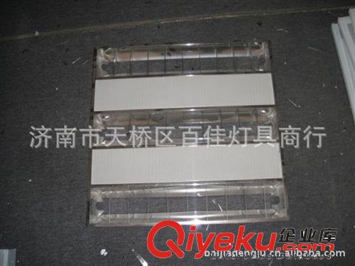 T8網罩格柵燈，3*18w網罩格柵燈，濟南格柵燈廠家，明裝格柵燈原始圖片3