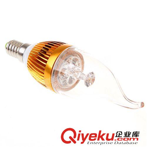 【廠家直銷】E14大功率LED燈泡，3W蠟燭燈 85V-265V led燈