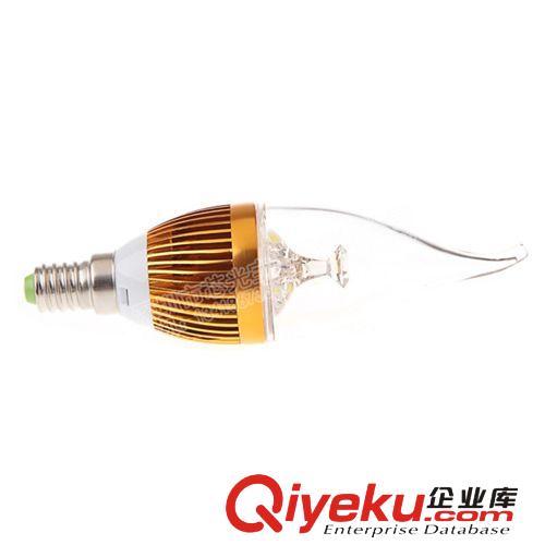 【廠家直銷】E14大功率LED燈泡，3W蠟燭燈 85V-265V led燈