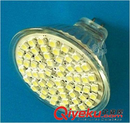 【廠家直銷】 3W LED燈GU10 60株3528貼片射燈燈杯 超高亮