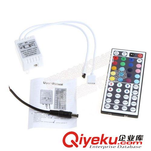【廠家直銷】12V 44鍵RGB SMD 5050 3528 LED燈帶紅外線遙控器原始圖片2