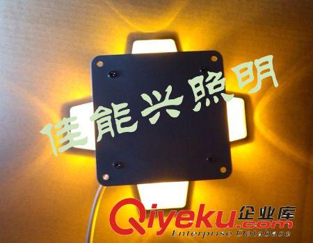 4W5W戶外防水壁燈12W七彩漸變LED十字星光燈LED外墻裝飾投光射燈
