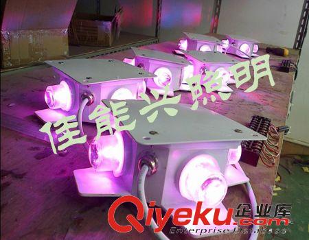 4W5W戶外防水壁燈12W七彩漸變LED十字星光燈LED外墻裝飾投光射燈
