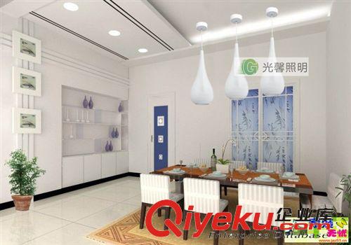 led餐吊燈 現(xiàn)代簡約led吧臺燈led吊線燈餐吊燈led餐廳燈飯廳燈原始圖片2