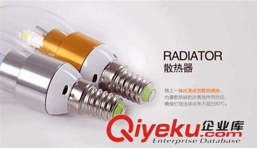 led蠟燭燈泡 小螺口e14 5630貼片led節(jié)能燈泡 3W  led燈泡 尖泡燈原始圖片3
