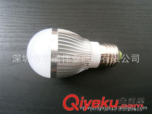 廠家直銷 LED球泡燈3W 燈泡 LED照明燈 高品質(zhì) 高亮度