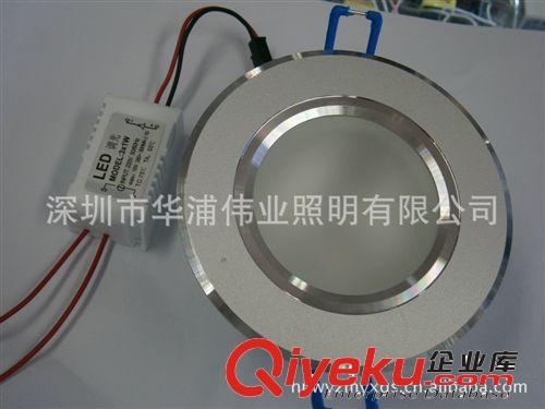 工廠直銷 gd可調(diào)光筒燈 5W可控硅LED調(diào)光天花燈電壓110v 220v