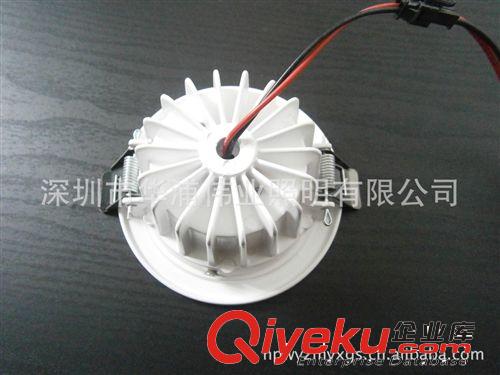 廠家直銷  可調(diào)光筒燈 白色壓鑄5W 可控硅調(diào)光LED天花燈原始圖片2