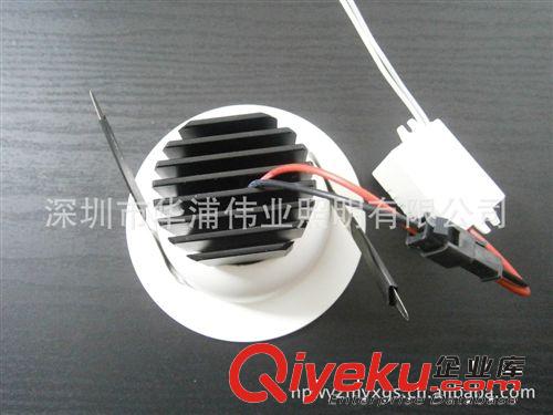 廠家直銷 LED5W可調(diào)光 筒燈 吸頂燈 LED牛眼燈 110v 220v原始圖片3