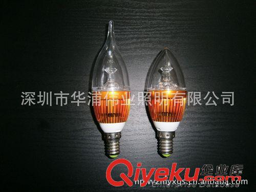 大功率可調(diào)光LED蠟燭燈 適合水晶燈4Ｗ 蠟燭燈泡110Ｖ　220Ｖ燈泡