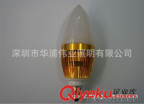 LED 工廠直銷 可調(diào)光蠟燭燈 E12燈頭 蠟燭泡 3W  110v 220v