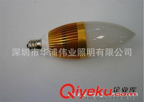 LED 工廠直銷 可調(diào)光蠟燭燈 E12燈頭 蠟燭泡 3W  110v 220v