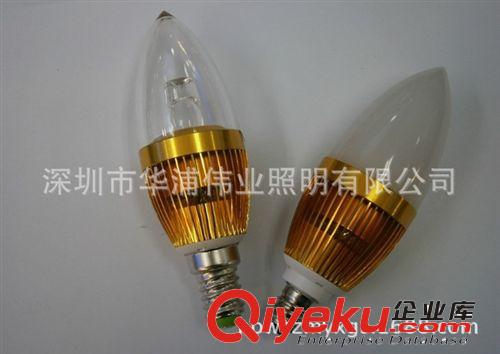 LED 工廠直銷 可調(diào)光蠟燭燈 E12燈頭 蠟燭泡 3W  110v 220v