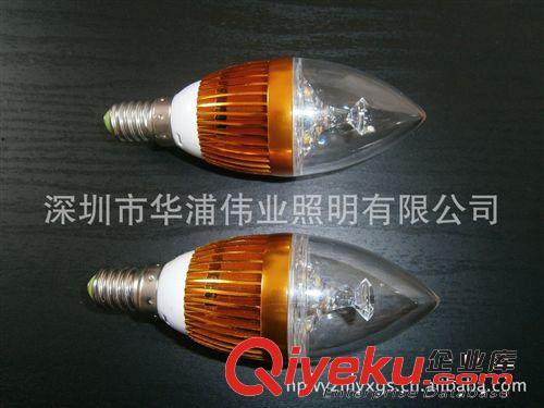 LED工廠直銷 大功率LED3W可調(diào)光蠟燭燈 尖泡燈220V