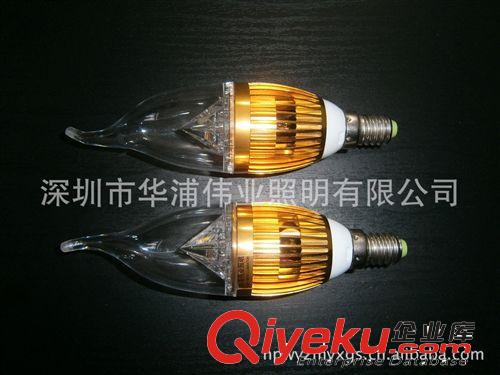 4W LED蠟燭燈 適合水晶燈 E14燈頭  蠟燭燈泡110Ｖ　220Ｖ原始圖片2