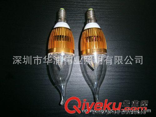 4W LED蠟燭燈 適合水晶燈 E14燈頭  蠟燭燈泡110Ｖ　220Ｖ原始圖片3