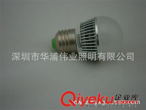 貼片直流12V 3W led鰭片球泡燈 地攤燈 夜市燈 太陽能LED燈