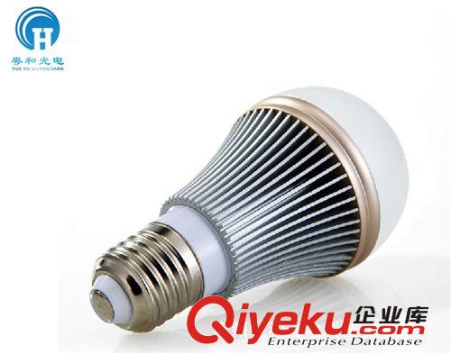 粵和超亮led燈泡 LED球泡燈5wled節能燈E27螺口超導熱照明光源原始圖片2
